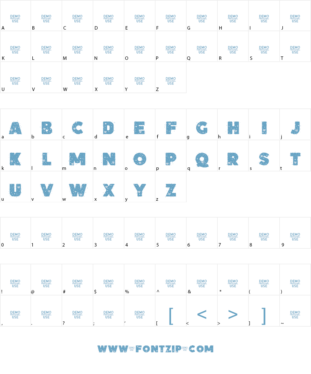 Zilap Christmas Gift Personal U Font Character